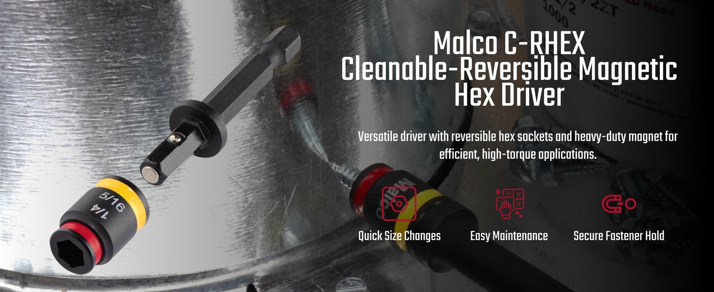 merco様 Malco MSHXLC 6-inch Reversible and Cleanable 1/4-inch and 5